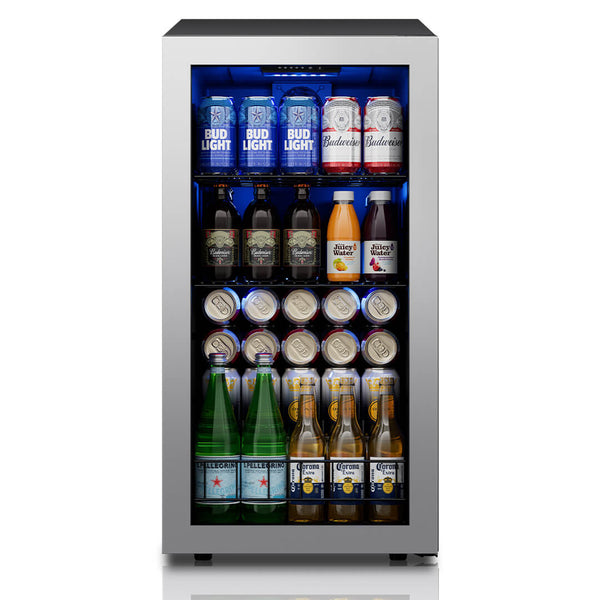 121 Can Beverage Refrigerator, 3.1 Cu. Ft. Compact Fridge