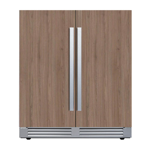 Réfrigérateur à vin et à boissons de 30 pouces prêt à être installé