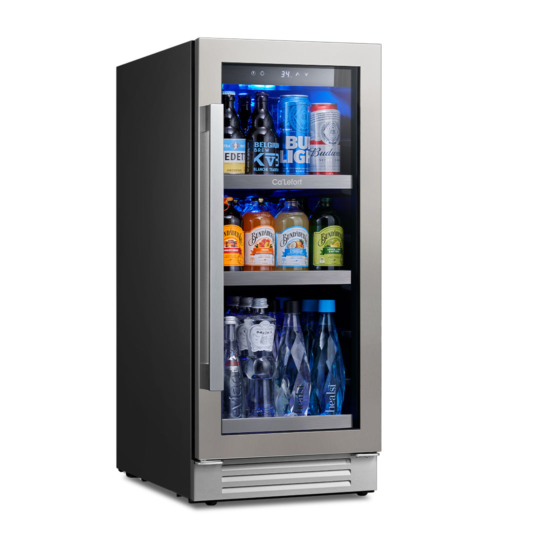 Ca'Lefort 15 inch Wide 100 Can Beverage Refrigerator, Freestanding