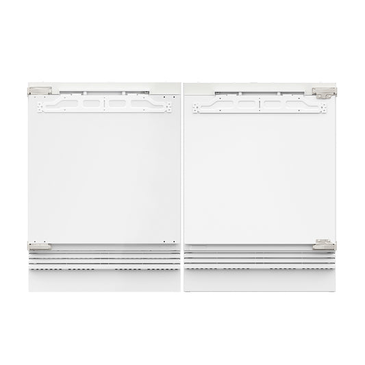 24'' Undercounter Panel Ready Refrigerator & Freezer Bundle