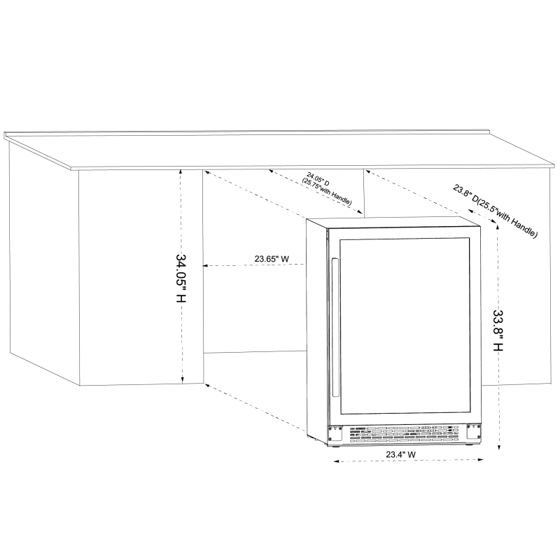 A Guide to Wine Refrigerator Sizes Choose the Right One for Your Coll Ca'Lefort