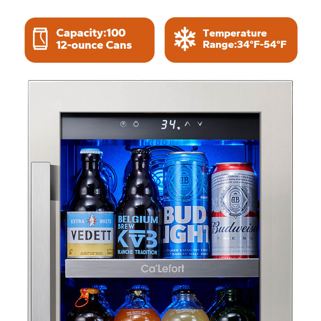 Réfrigérateur à vin et à boissons 30'', encastré et autonome