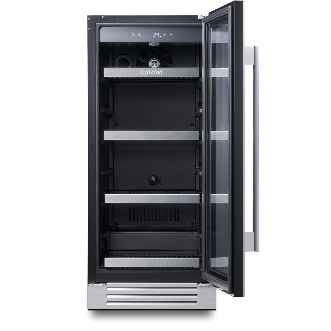 15 inch 100 Can Beverage Refrigerator, Built in or Freestanding