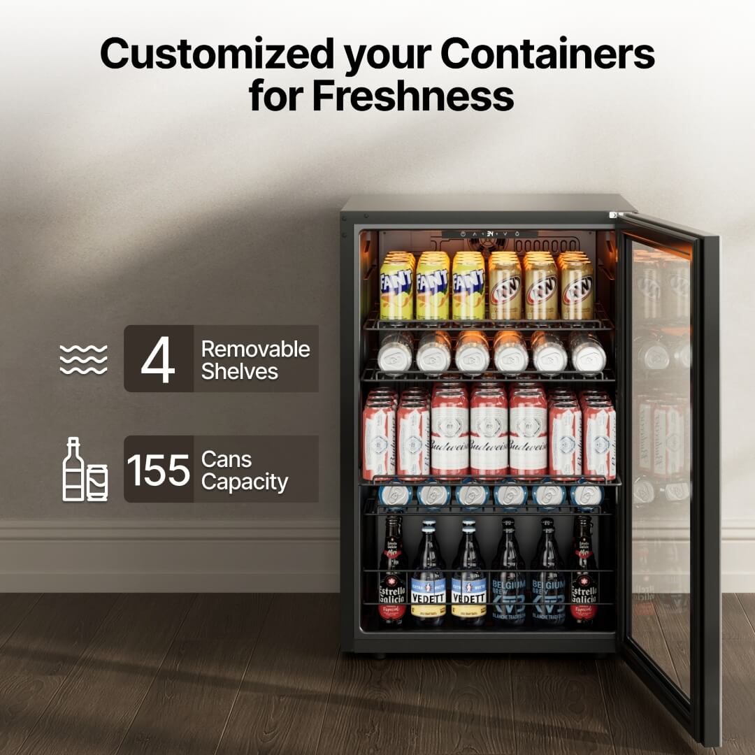 155 Can Beverage Refrigerator