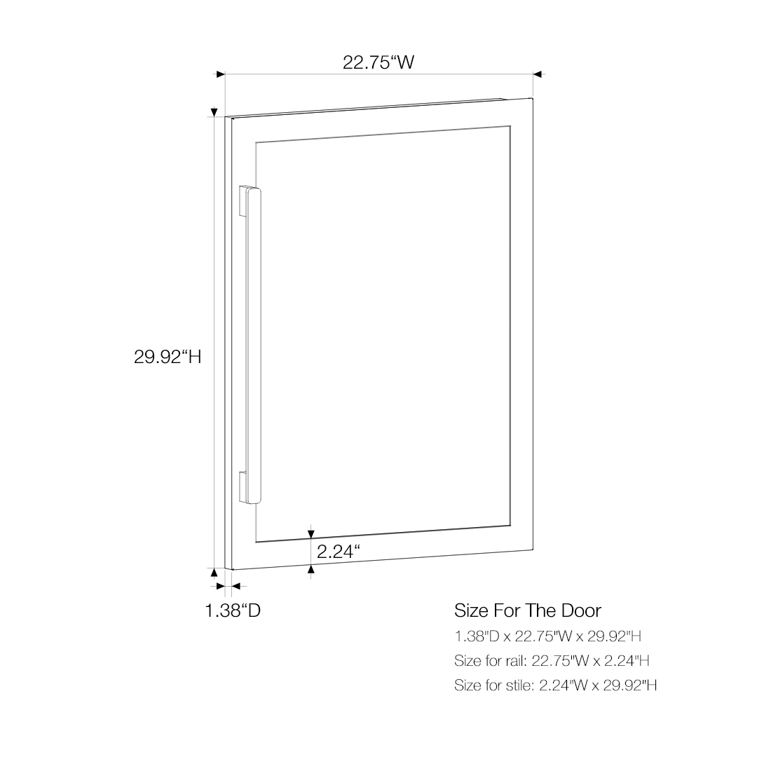 48'' Panel Ready Wine & Beverage Fridge Bundle