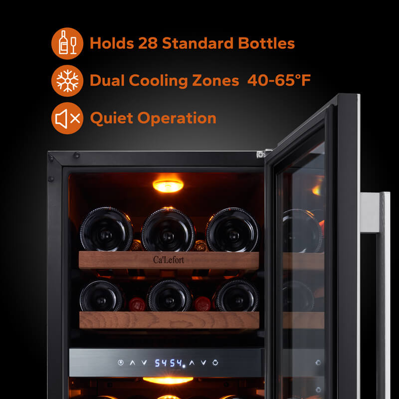 Ca'Lefort 15 inch Dual Zone Wine Fridge