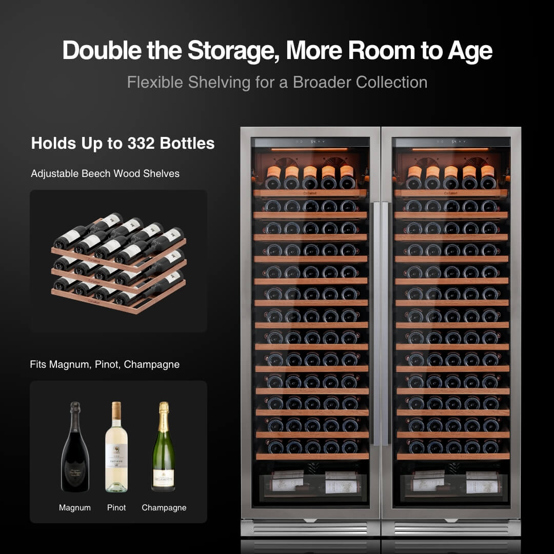 Ca'Lefort 48'' 332-Bottle Wine Fridge Bundle