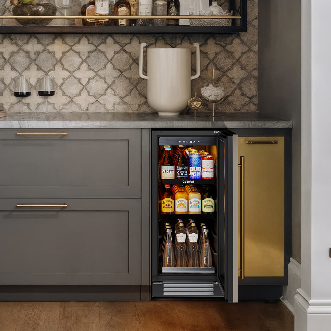 15 Inch Panel Ready Beverage Fridge