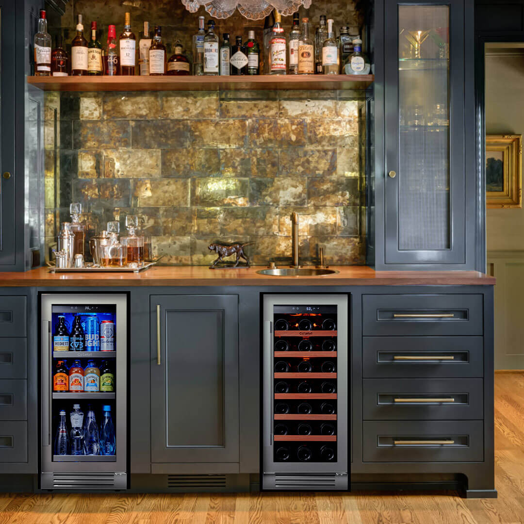 30'' Wine and Beverage Fridge Combo, Undercounter or Freestanding