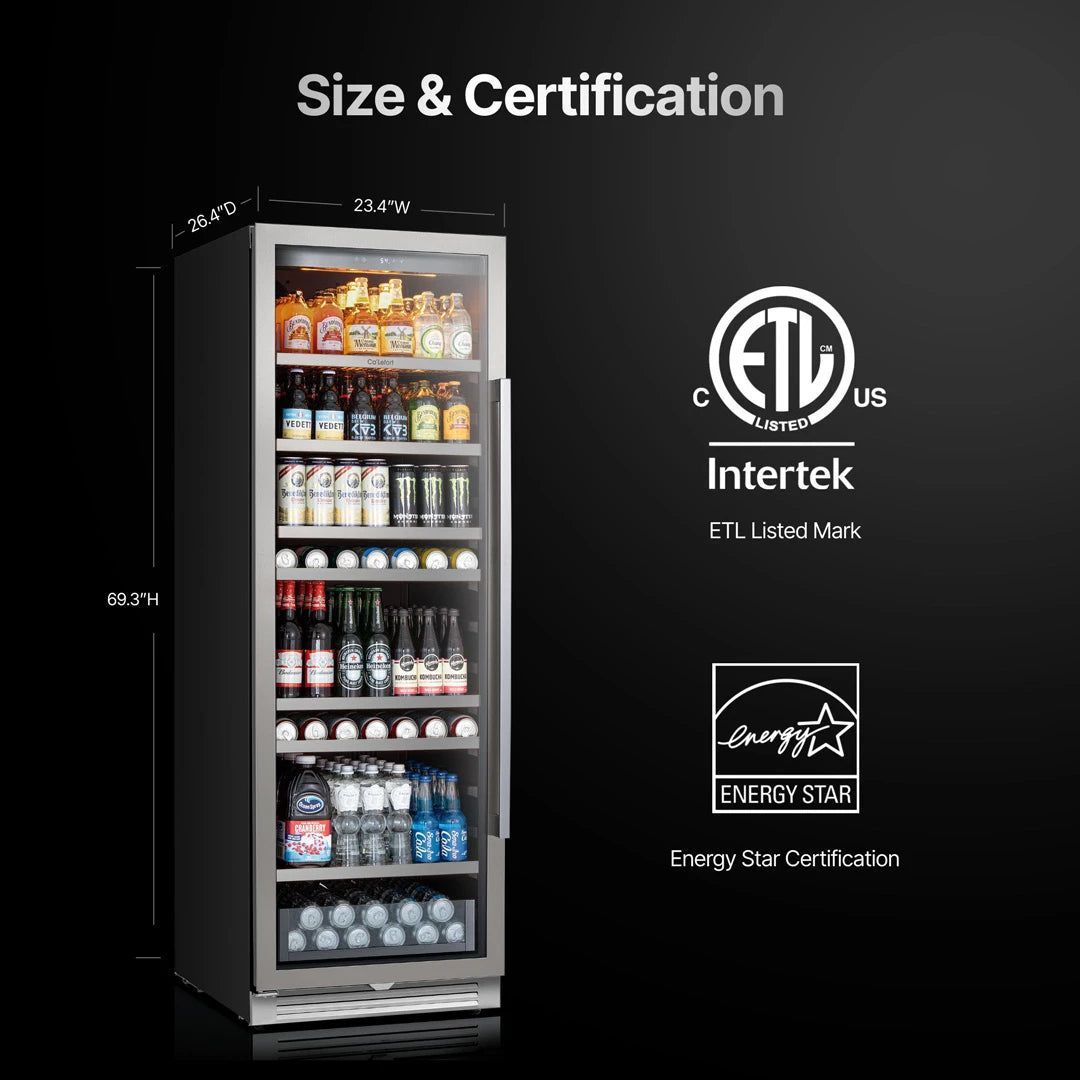 Ca'Lefort 24'' 378-Can Beverage Refrigerator