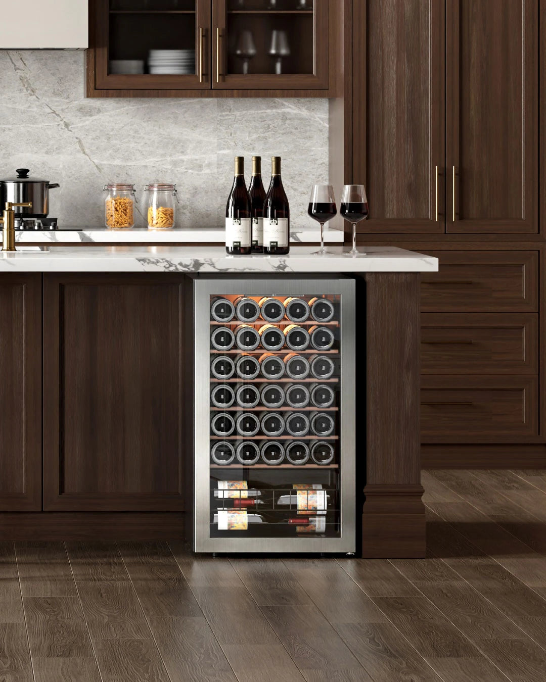 34 Bottle Wine Fridge with Flexible Storage – Ca'Lefort