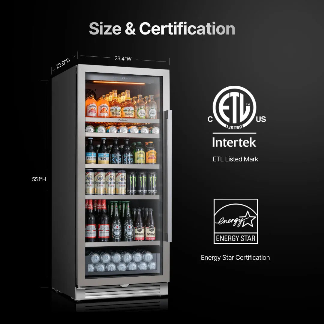 Ca'Lefort 24'' 238-Can Beverage Refrigerator