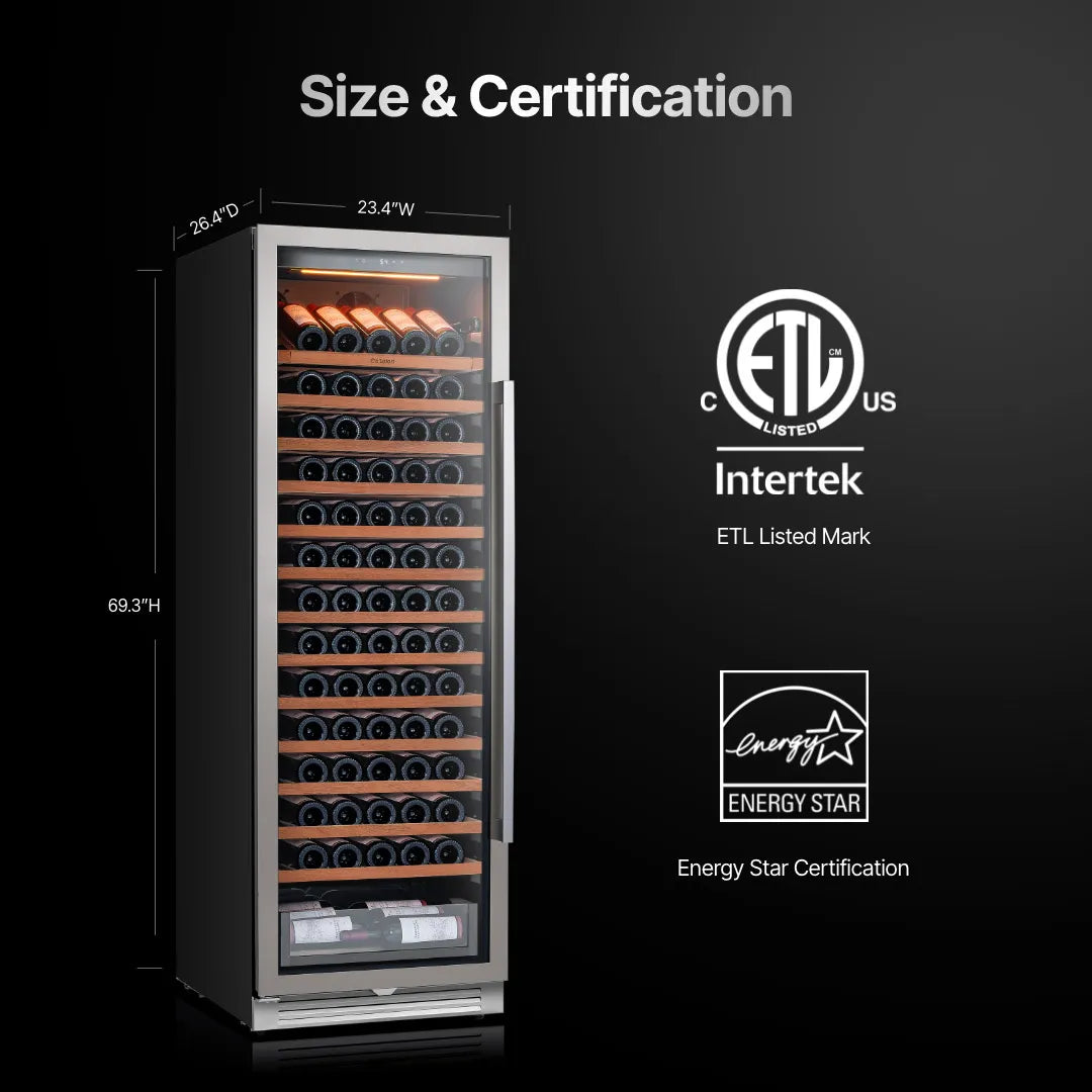 Ca'Lefort 24'' 166-Bottle Wine Fridge