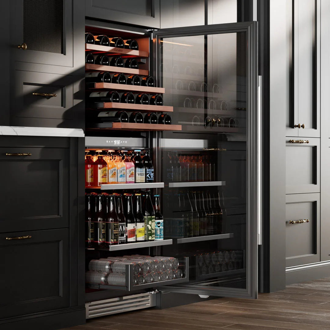 Ca'Lefort Wine and Beverage Fridge, 40 Bottles and 112 Cans