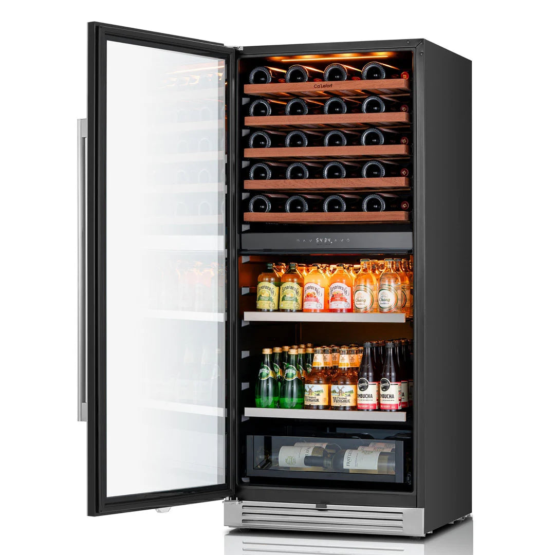 Ca'Lefort Wine and Beverage Fridge, 40 Bottles and 112 Cans