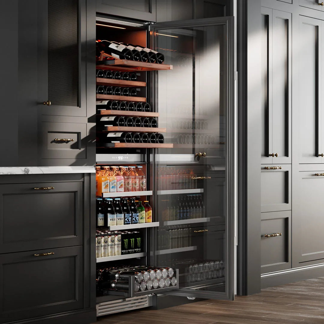 Ca'Lefort Wine and Beverage Fridge, 77 Bottles and 177 Cans