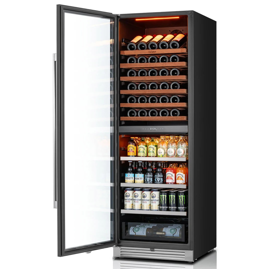 Ca'Lefort Wine and Beverage Fridge, 77 Bottles and 177 Cans