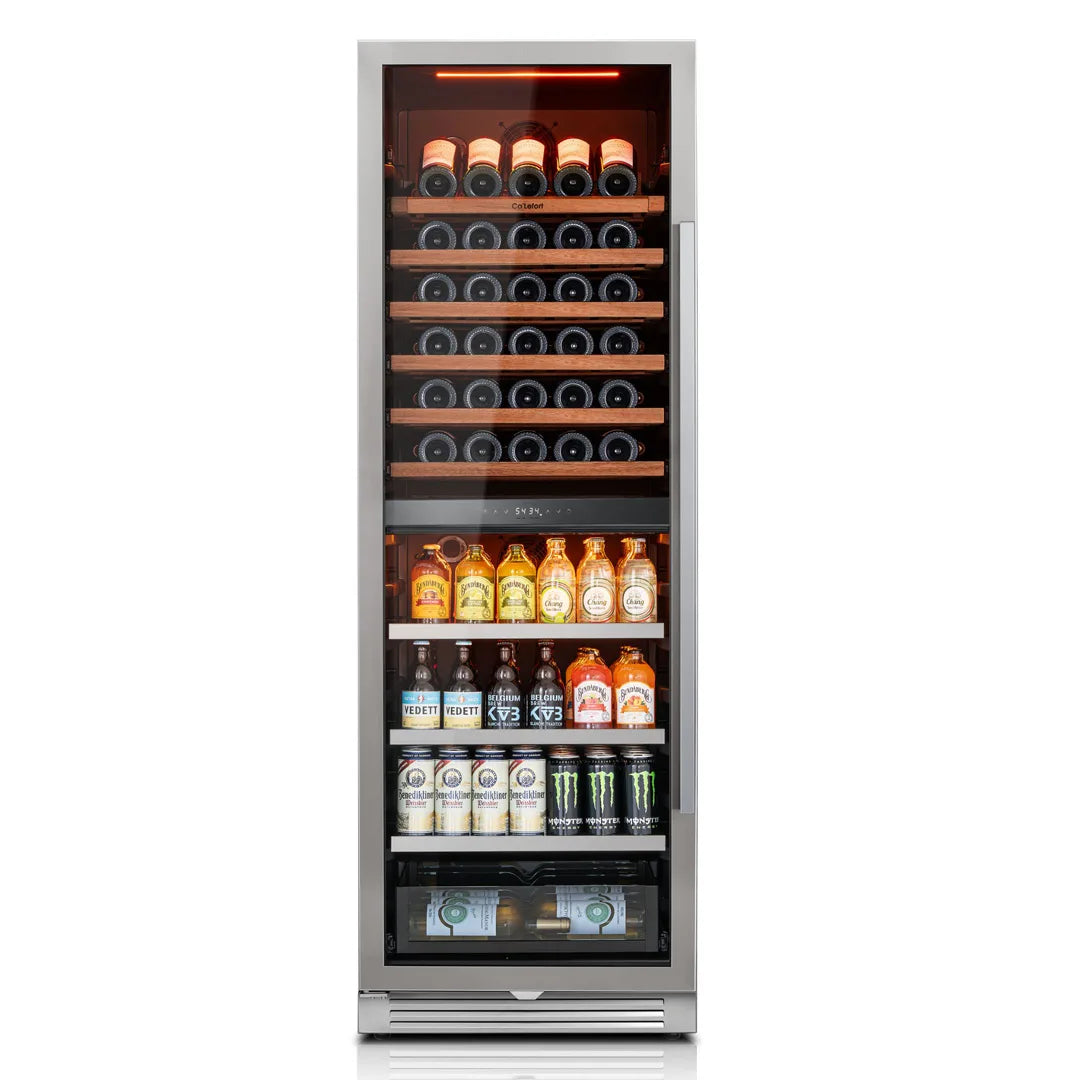 Ca'Lefort Wine and Beverage Fridge, 77 Bottles and 177 Cans