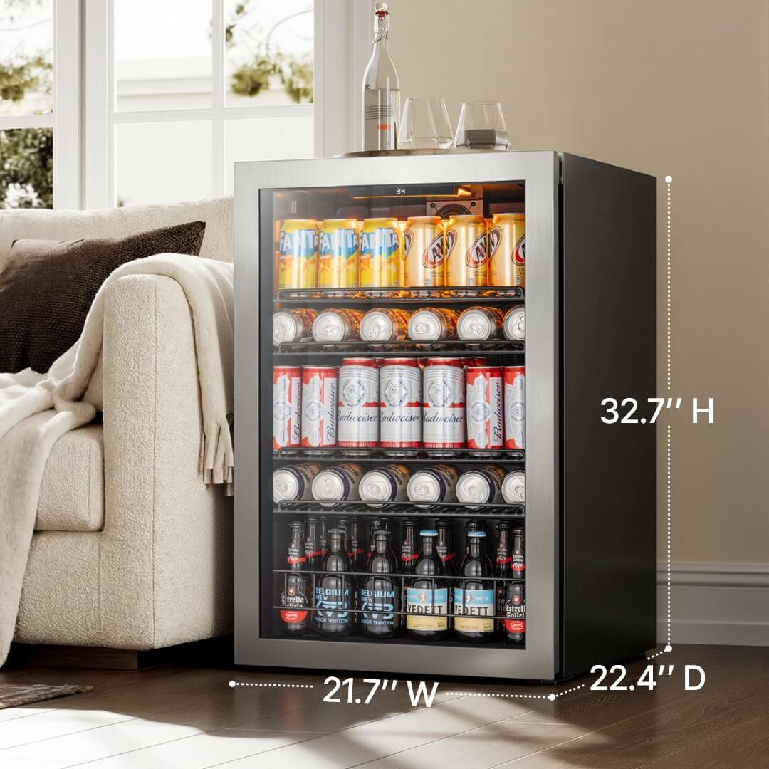 130 Can Beverage Refrigerator