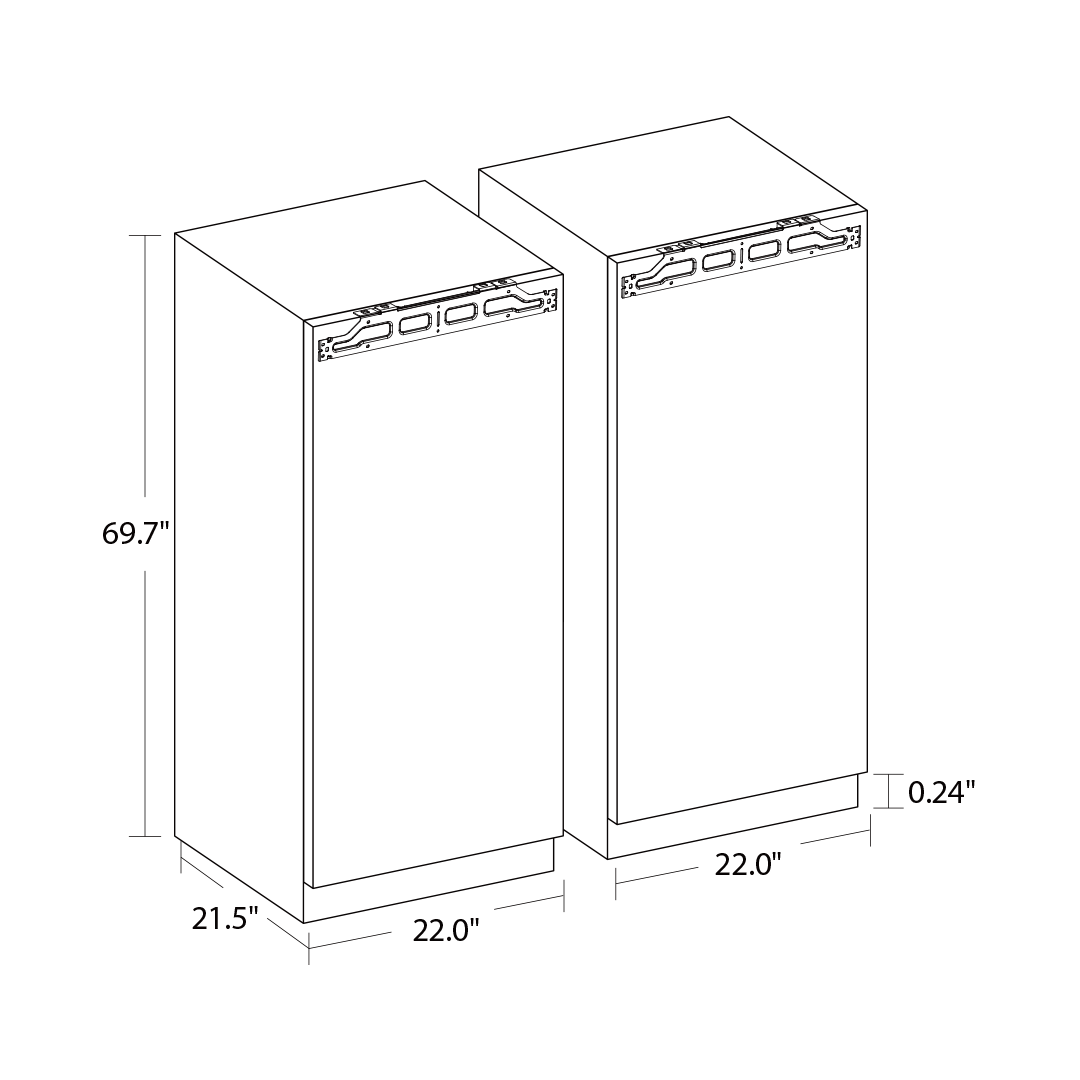 22'' Panel Ready Freezer