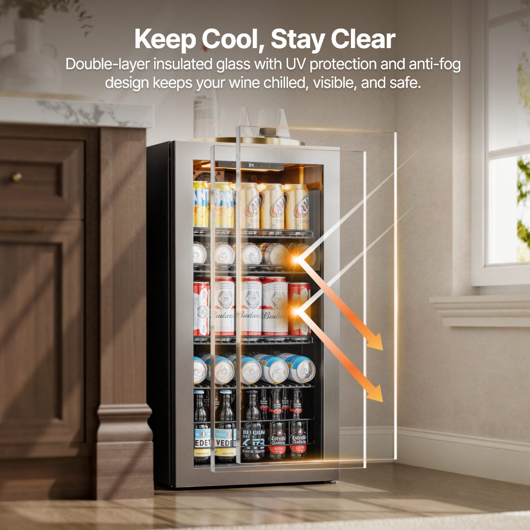 105 Can Beverage Refrigerator