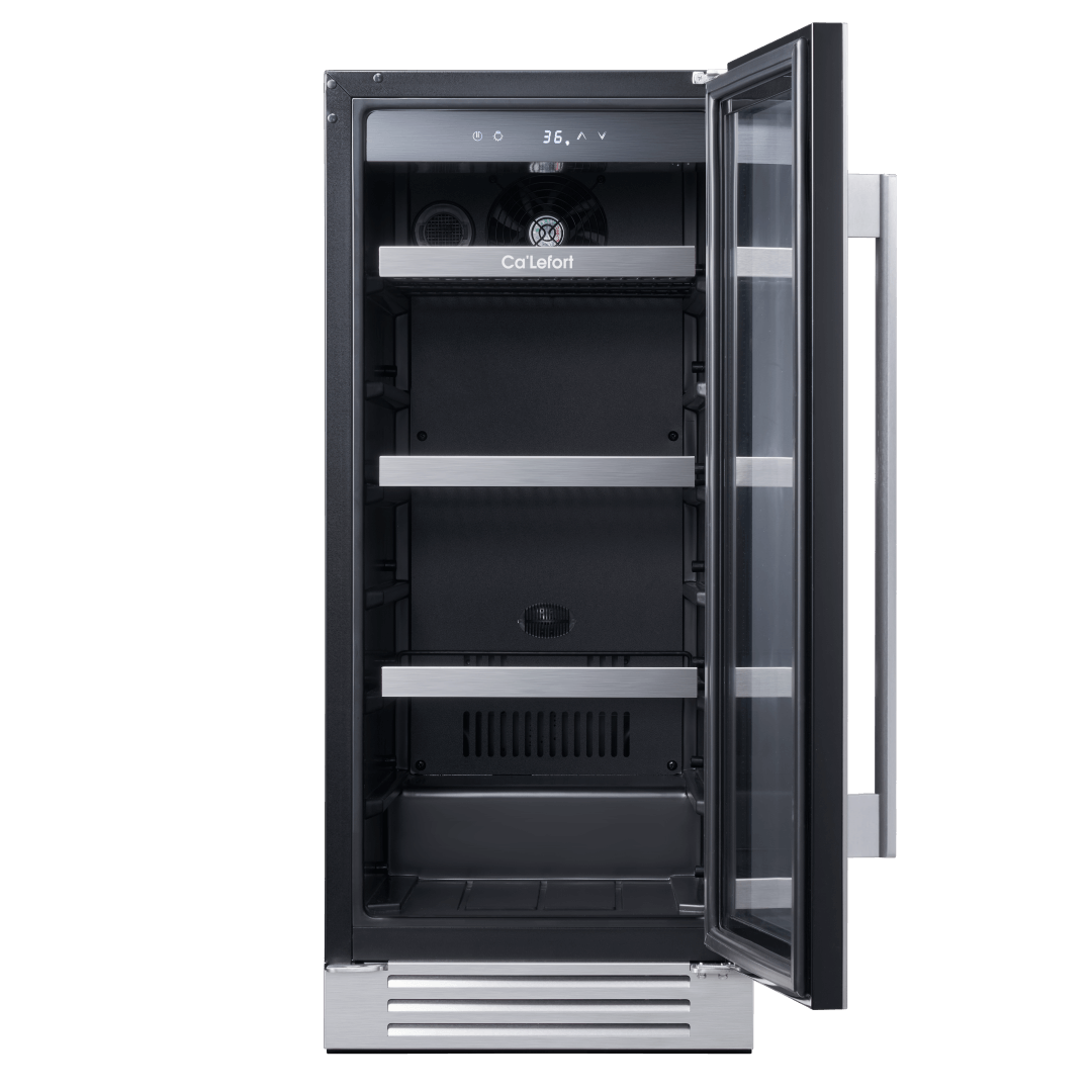 15 inch 100 Can Beverage Refrigerator, Built in or Freestanding