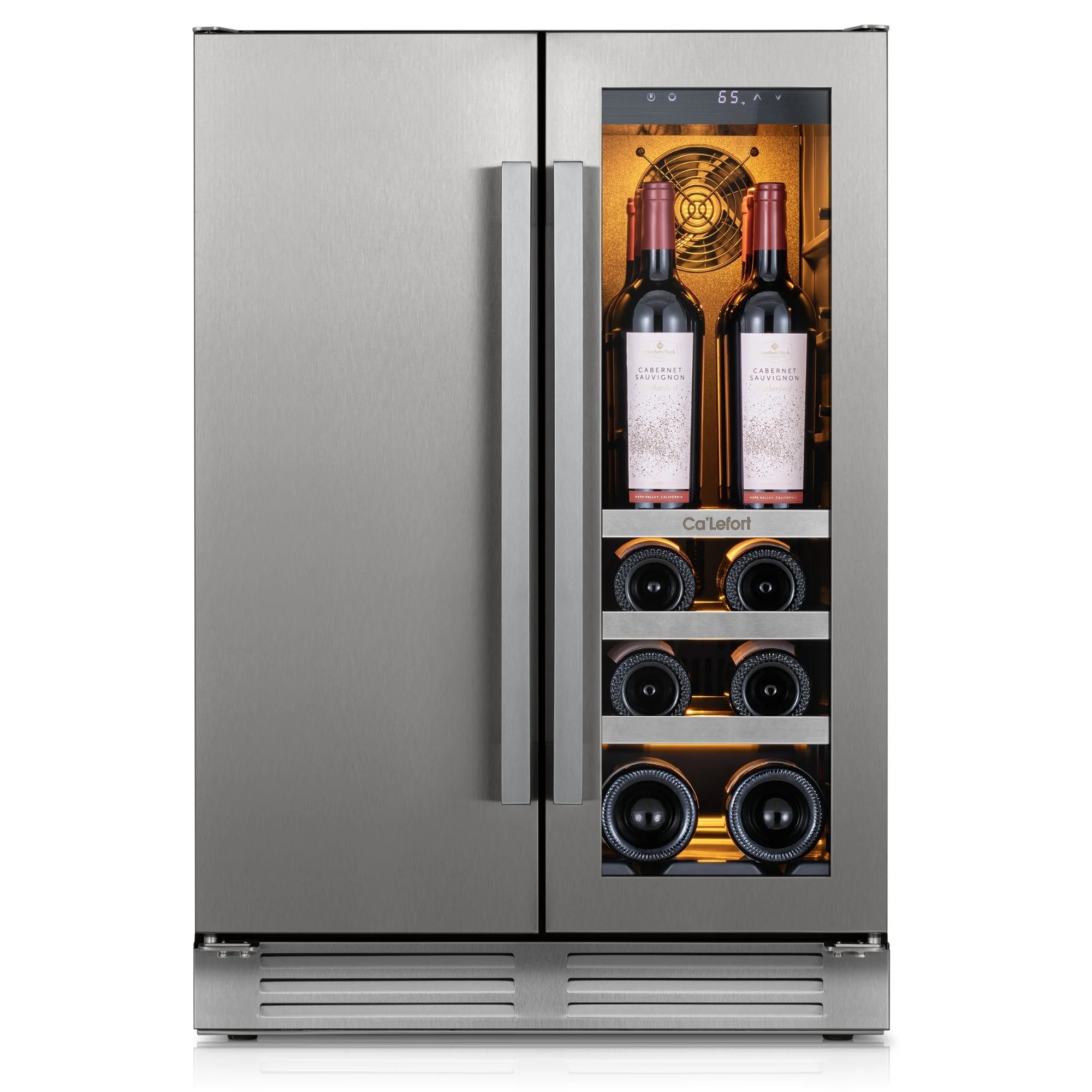 Ca'Lefort 3-in-1 Beverage  Refrigerator with Sphere Ice Maker