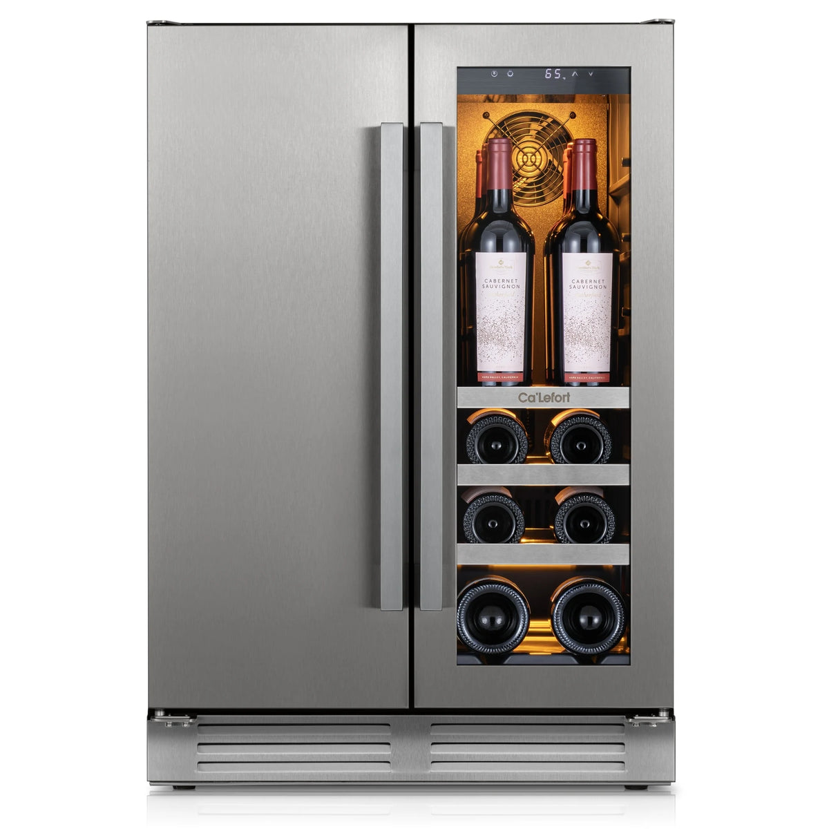 Ca'Lefort 3-in-1 Beverage  Refrigerator with Sphere Ice Maker