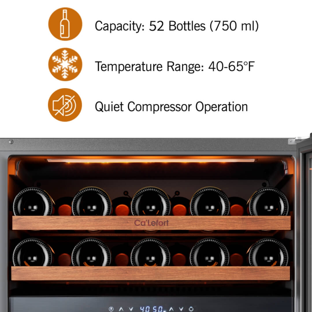 Ca'Lefort 24 inch Dual Zone Wine Fridge