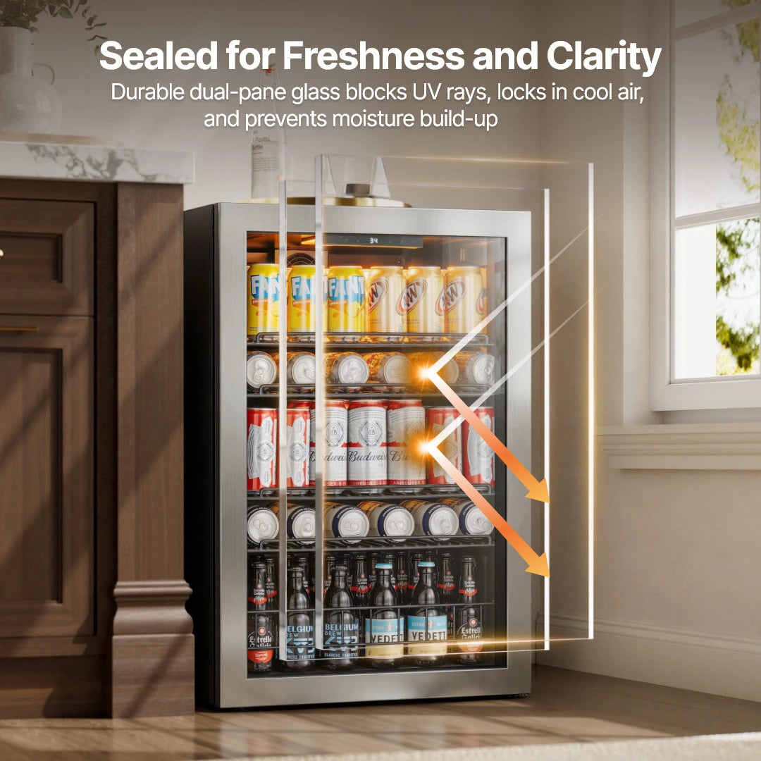 155 Can Beverage Refrigerator