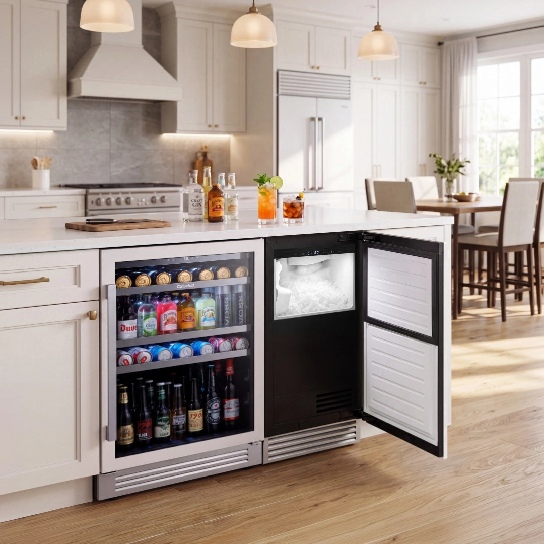 Ca'Lefort 15" Built-In Panel Ready Nugget Ice Maker