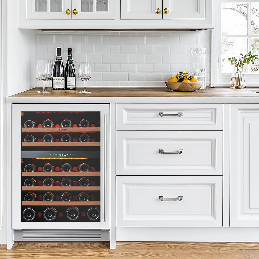 Ca'Lefort 24 inch Panel Ready Dual Zone Wine Fridge