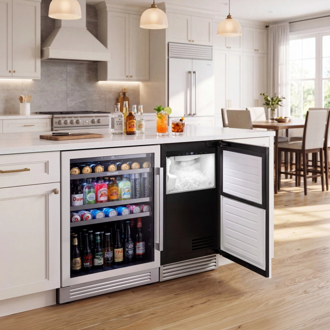 Ca'Lefort 15" Built-In Panel Ready Nugget Ice Maker