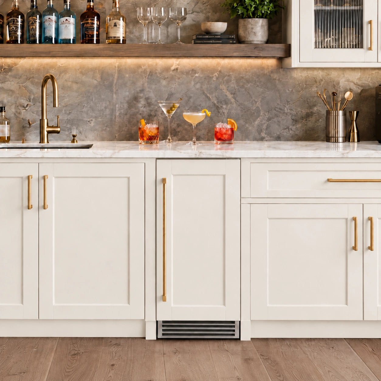 Ca'Lefort 15" Built-In Panel Ready Nugget Ice Maker
