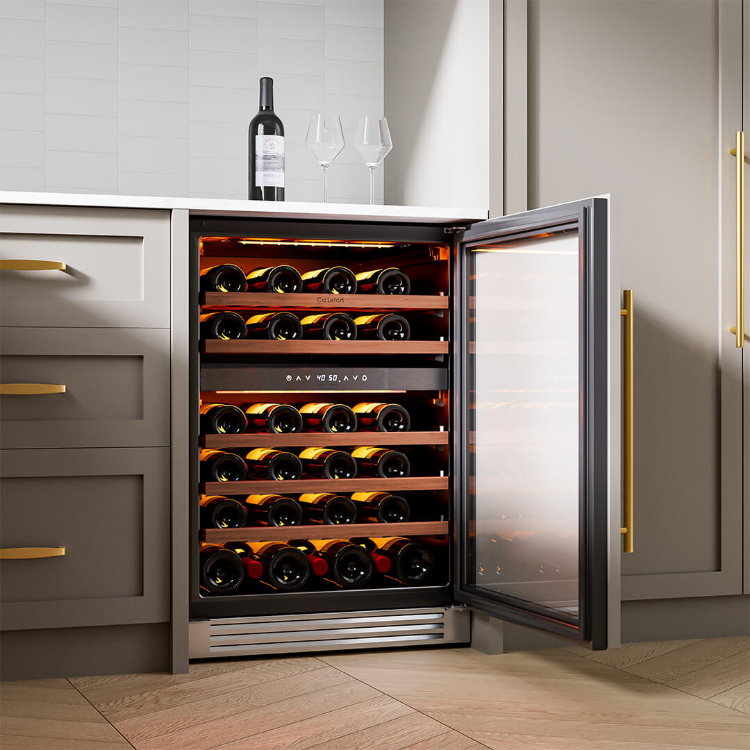 Ca'Lefort 24 inch Panel Ready Dual Zone Wine Fridge