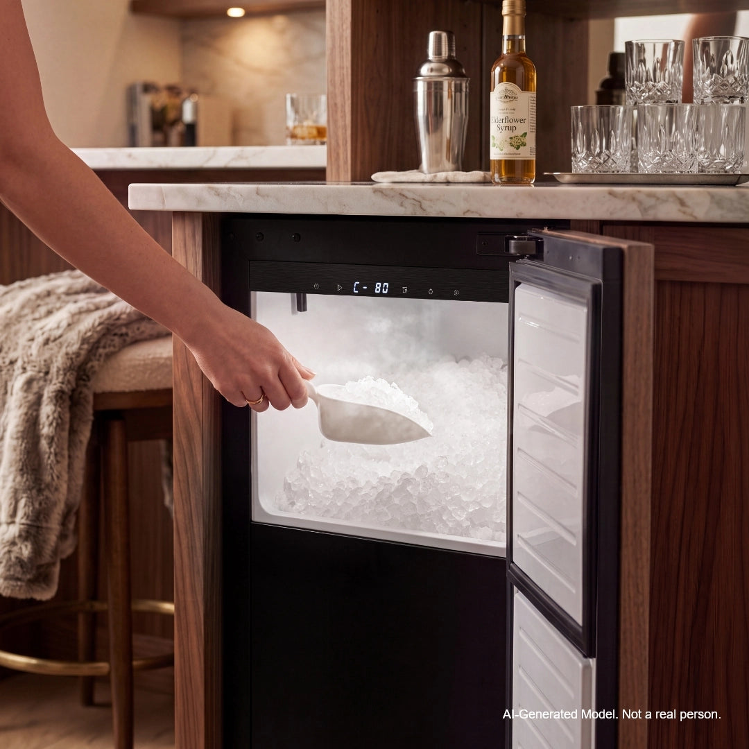 Ca'Lefort 15" Built-In Panel Ready Nugget Ice Maker