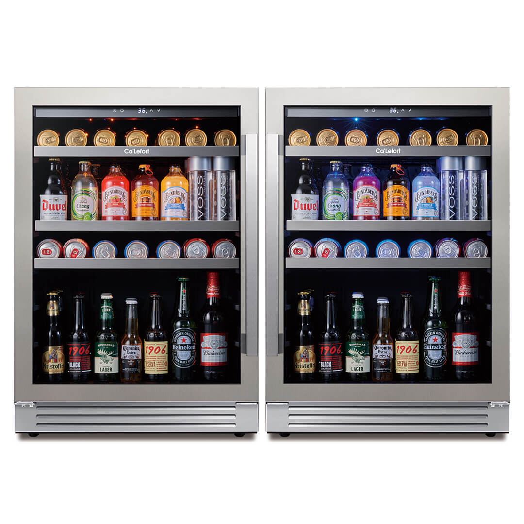 48 inch 440 Can Beverage Cooler Bundle, Built-in or Freestanding