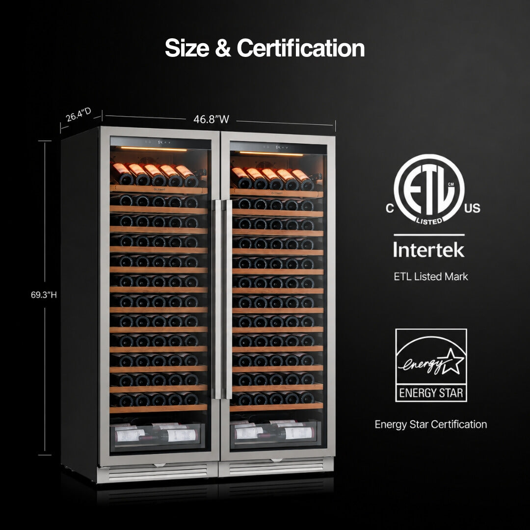 Ca'Lefort 48'' 332-Bottle Wine Fridge Bundle
