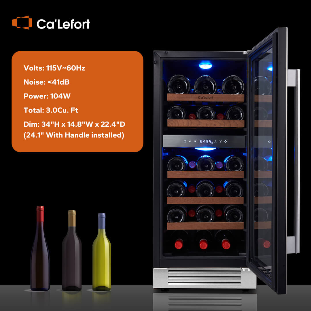 Ca'Lefort 15 inch Dual Zone Wine Fridge