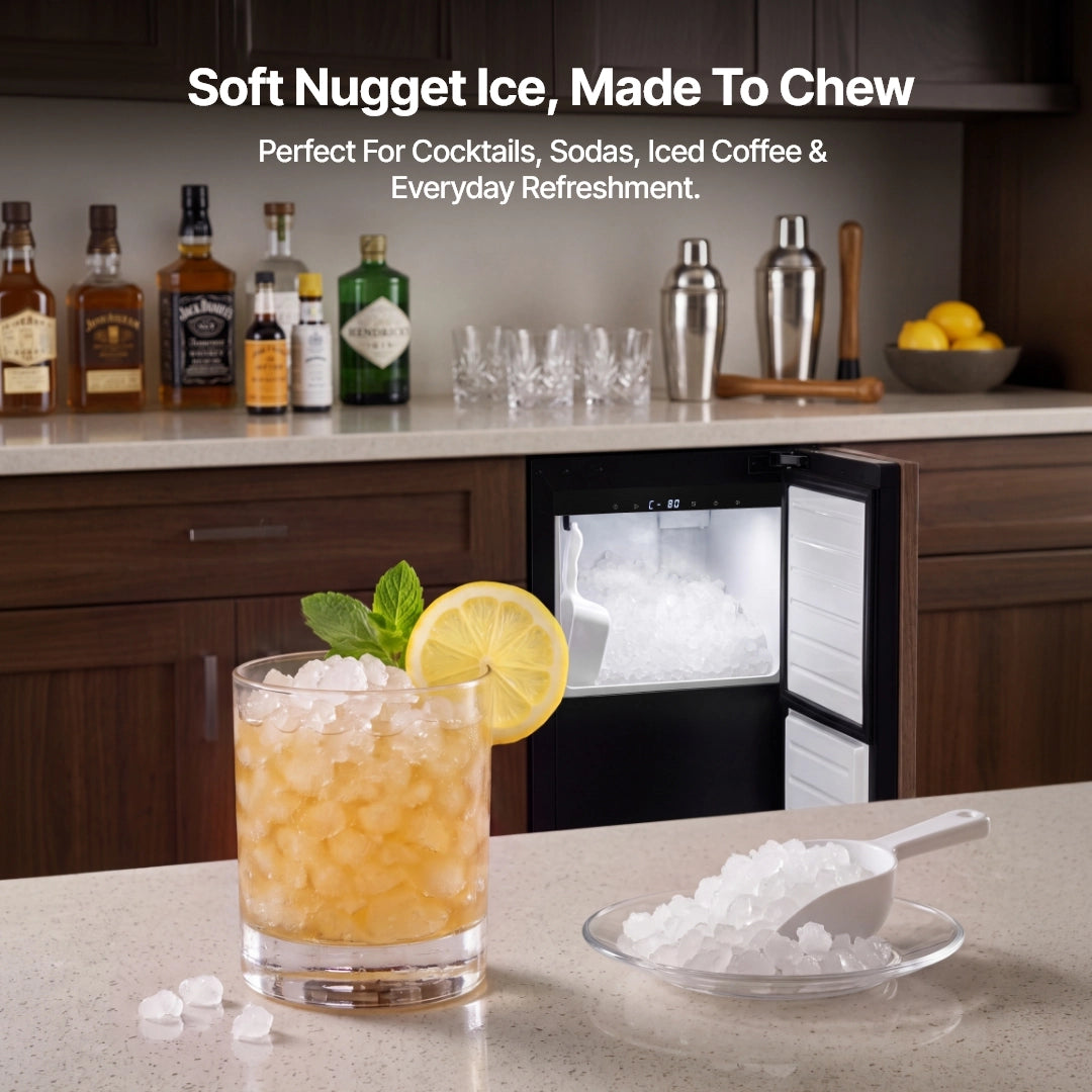 Ca'Lefort 15" Built-In Panel Ready Nugget Ice Maker