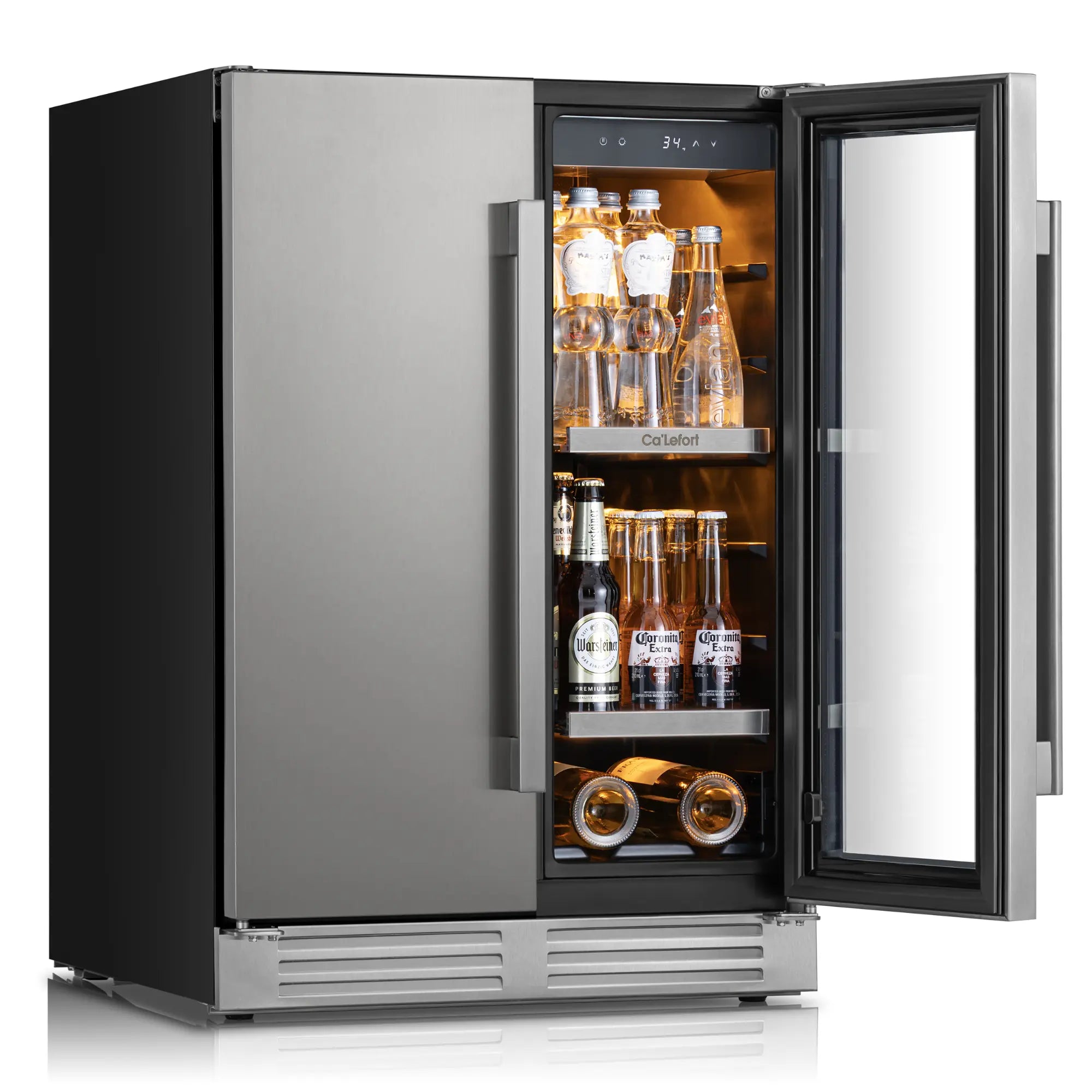 Ca'Lefort 3-in-1 Beverage  Refrigerator with Sphere Ice Maker