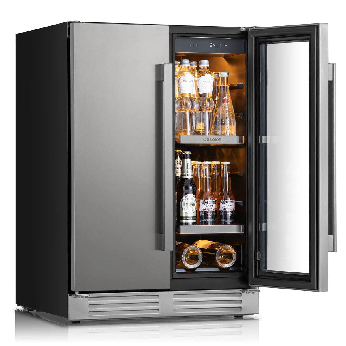Ca'Lefort 3-in-1 Beverage  Refrigerator with Sphere Ice Maker