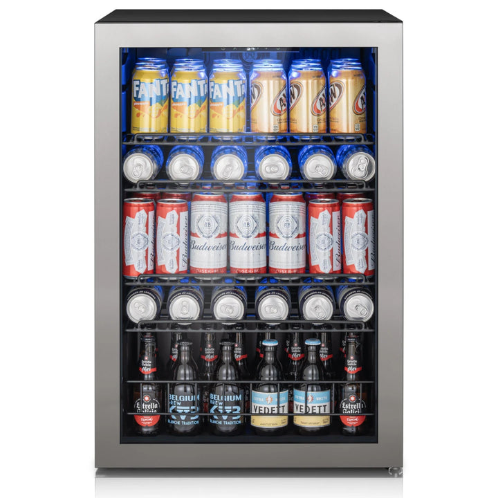 Front view of Ca'Lefort built-in beverage fridge with a sleek, space-saving design, perfect for modern kitchens.