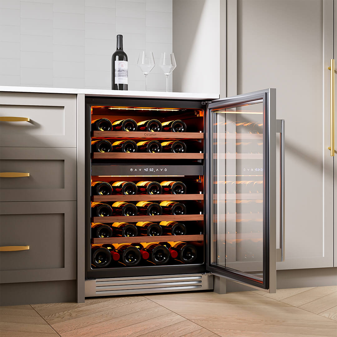 Ca'Lefort 24 inch Panel Ready Dual Zone Wine Fridge