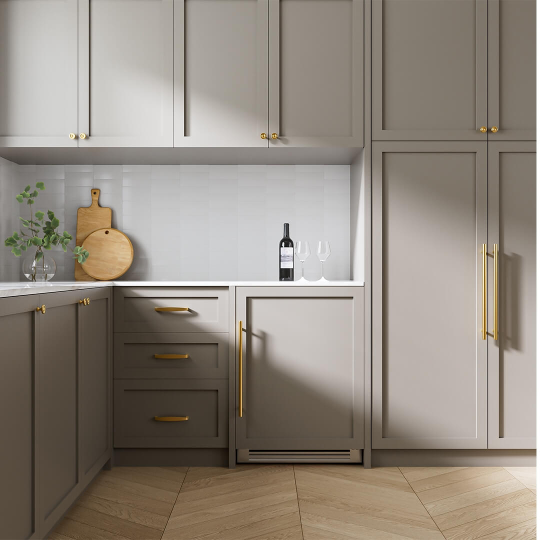 Ca'Lefort 24 inch Panel Ready Dual Zone Wine Fridge