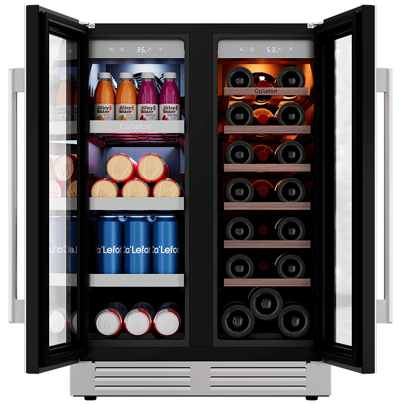 wine and beverage fridge