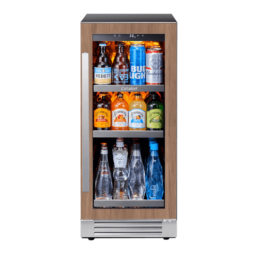 15 Inch Panel Ready Beverage Fridge